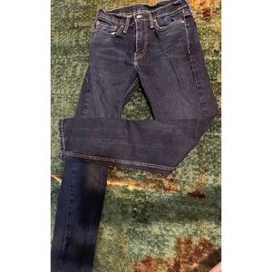 Levi 29x32 straight leg men denim blue jeans